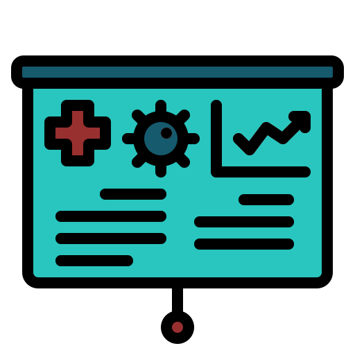 Medical statistic Generic Outline Color icon