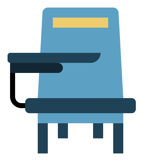 Desk chair Generic Flat icon