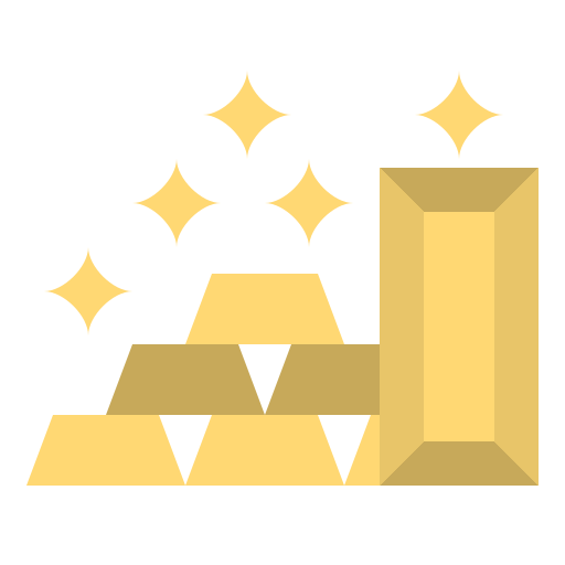barras de oro Generic Flat icono