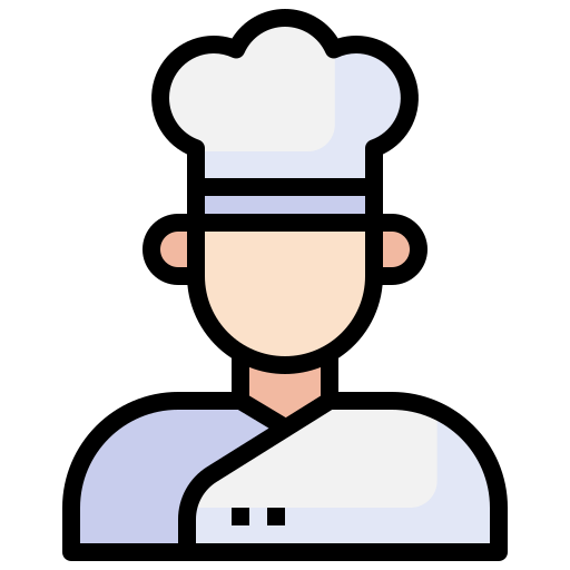 cocinero Surang Lineal Color icono
