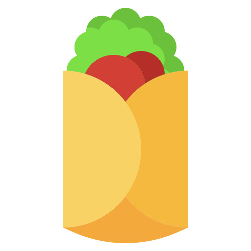 burrito Surang Lineal Color icoon
