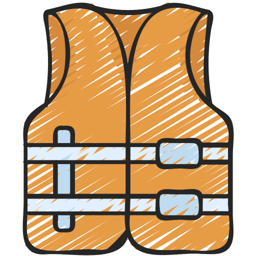 Life jacket Juicy Fish Sketchy icon