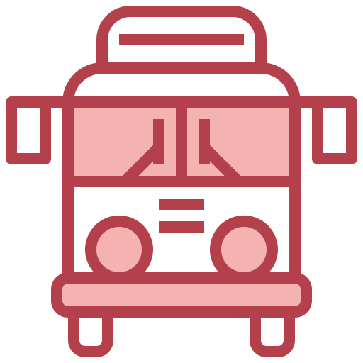 schoolbus Surang Red icoon