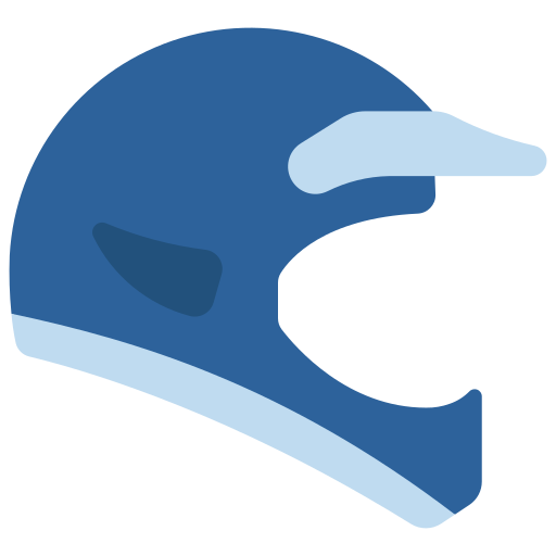 casco de motor Juicy Fish Flat icono