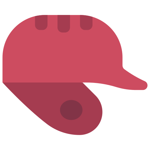 casco da baseball Juicy Fish Flat icona
