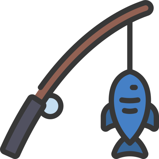 Fishing rod Juicy Fish Soft-fill icon