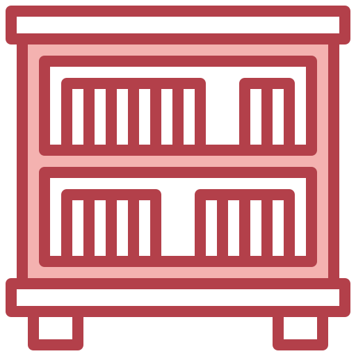 Bookshelf Surang Red icon