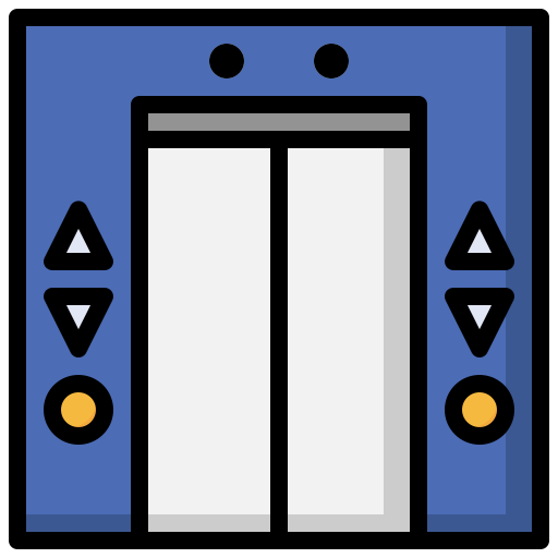 エレベーター Surang Lineal Color icon