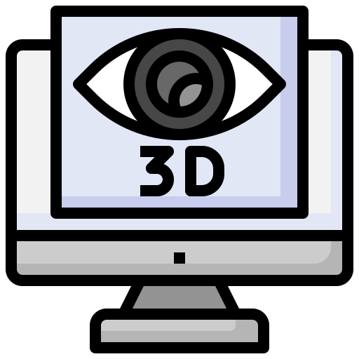 sensor 3d Surang Lineal Color icono