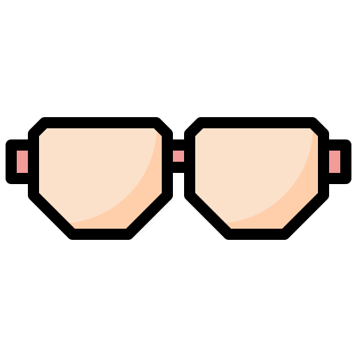 Eyeglasses Surang Lineal Color icon