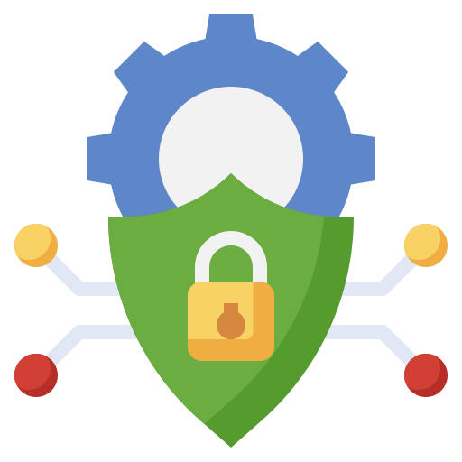 Cyber security Surang Flat icon