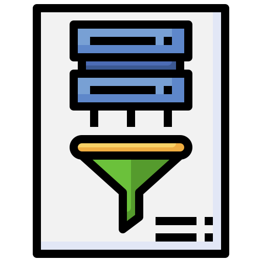 데이터 파일 Surang Lineal Color icon