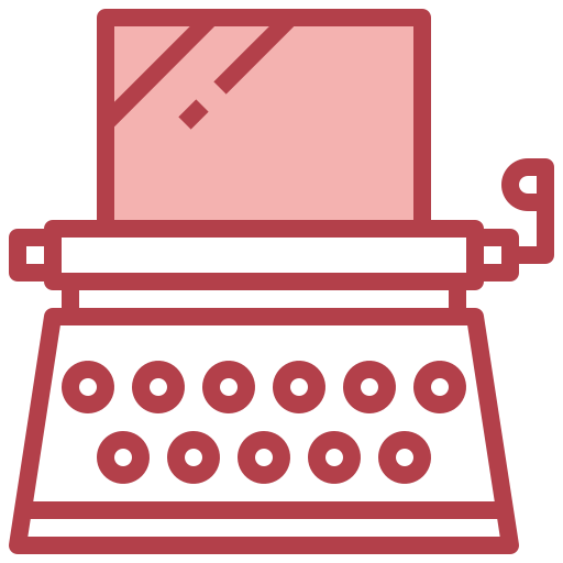 macchina da scrivere Surang Red icona