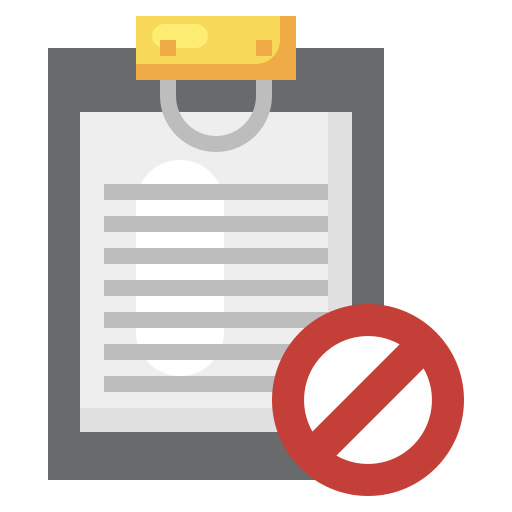 Banned Surang Flat icon