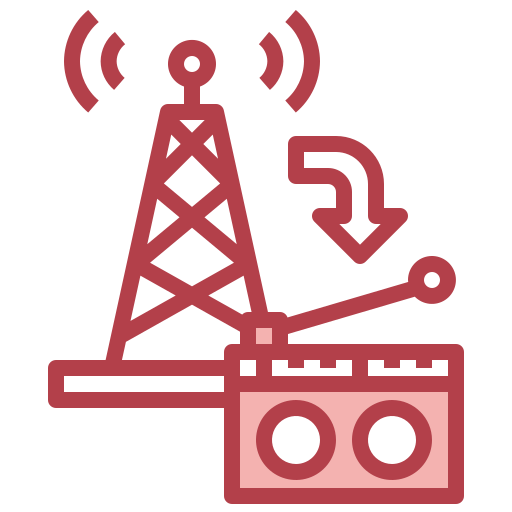 radio-antenne Surang Red icoon