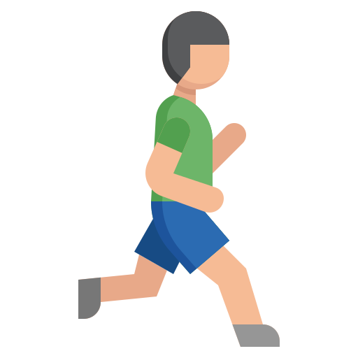 jogging Surang Flat ikona