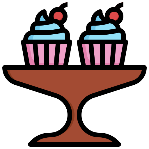 cupcake Surang Lineal Color icon