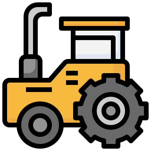 tractor Surang Lineal Color icono