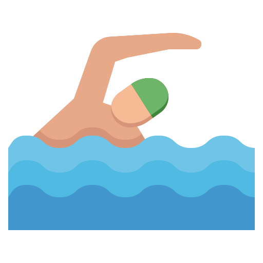 la natation Surang Flat Icône
