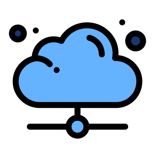 cloud computing Flatart Icons Lineal Color icon