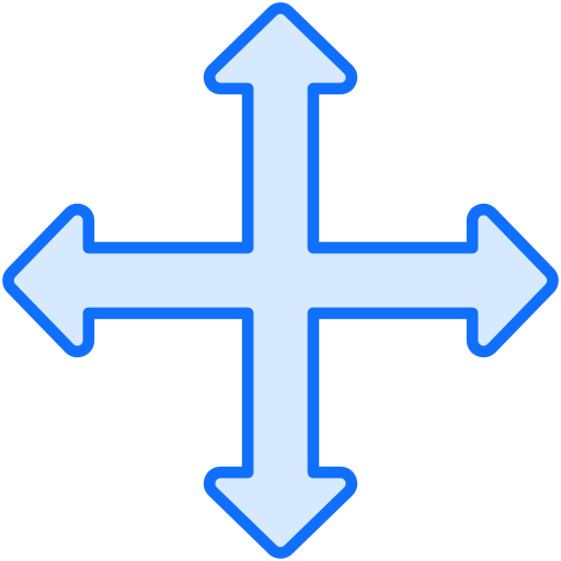 cruz Generic Blue Ícone