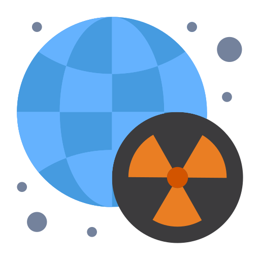 radioactief Flatart Icons Flat icoon