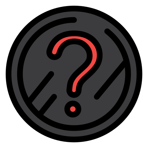 Question Flatart Icons Lineal Color icon