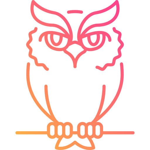 Owl Generic Gradient icon