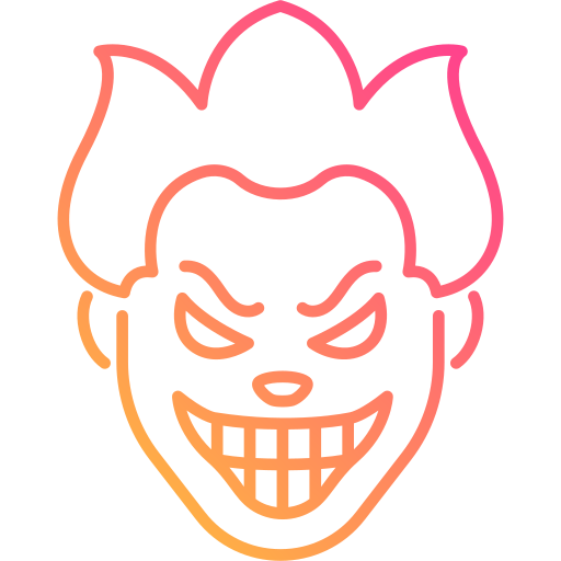 Clown Generic Gradient icon