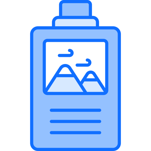 pasaje de ski Generic Blue icono