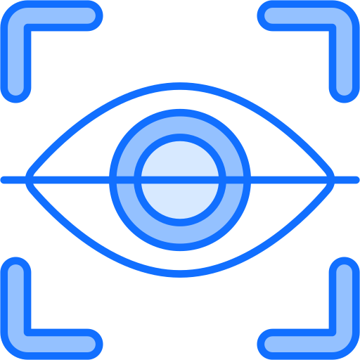 Сканер глаза Generic Blue иконка