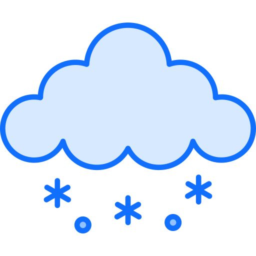 降雪 Generic Blue icon
