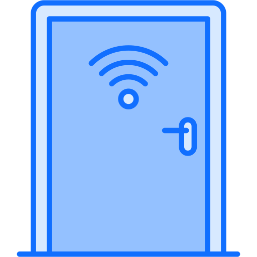 slimme deur Generic Blue icoon