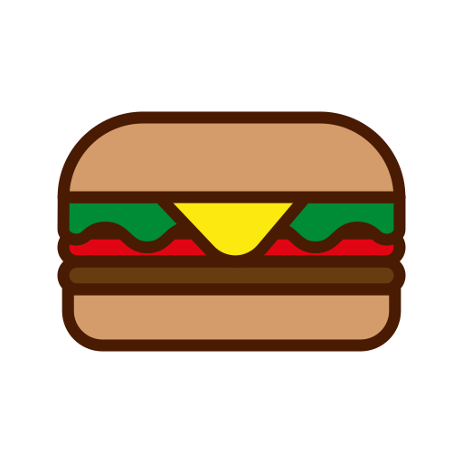 burger Generic Outline Color Icône