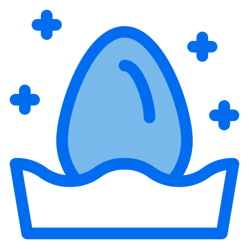 jajko wielkanocne Generic Blue ikona