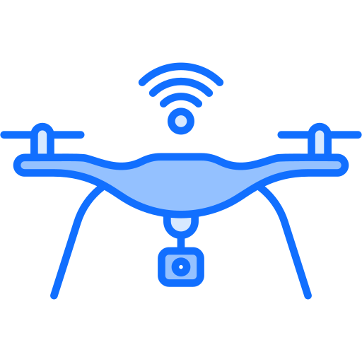 dron inteligente Generic Blue icono