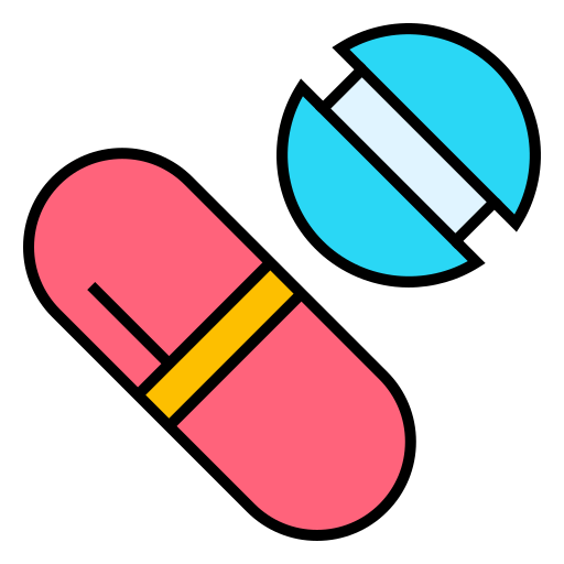 pilules Generic Outline Color Icône