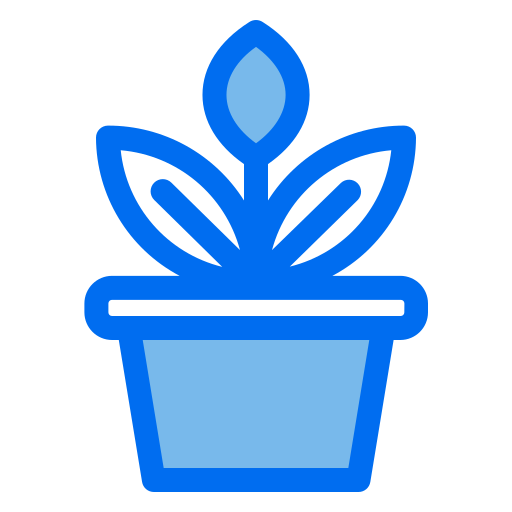 Flower Generic Blue icon