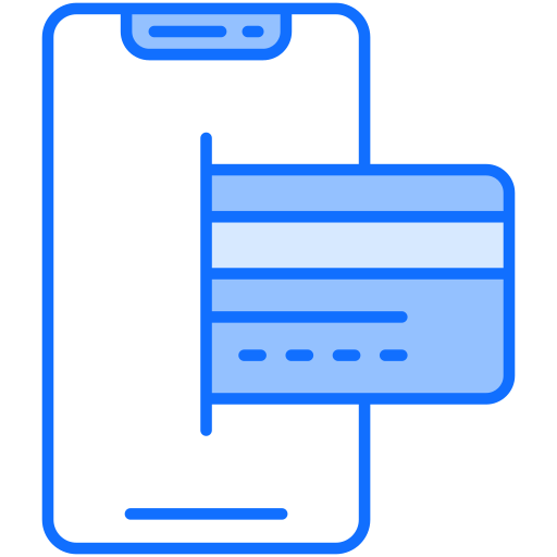 pago en línea Generic Blue icono