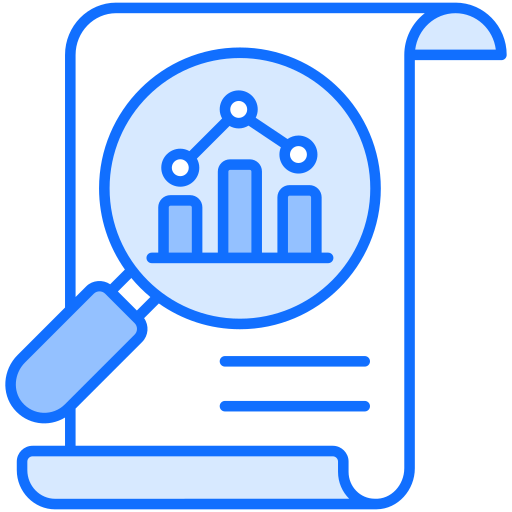 Market research Generic Blue icon
