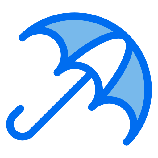 paraguas Generic Blue icono