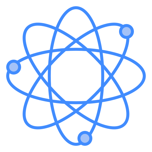 atome Generic Blue Icône