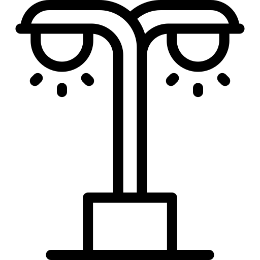 straatverlichting Detailed Mixed Lineal icoon