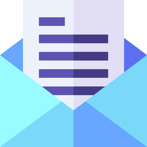 Envelope Basic Straight Flat icon