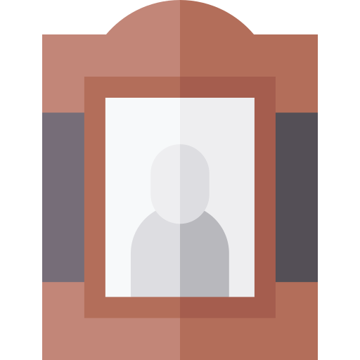 Photo frame Basic Straight Flat icon
