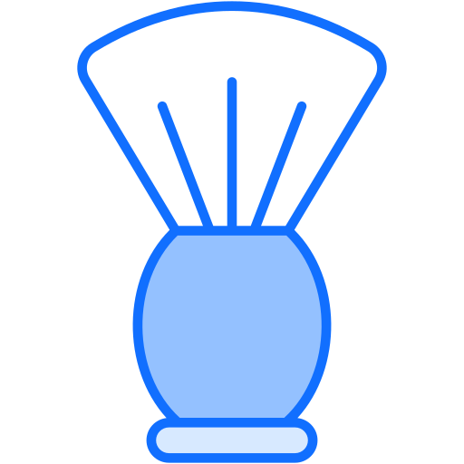 Shaving brush Generic Blue icon