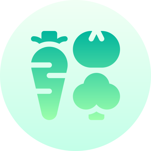 Vegetable Basic Gradient Circular icon