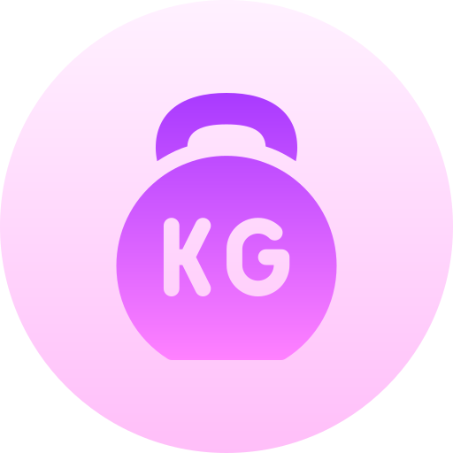 kettlebell Basic Gradient Circular Icône
