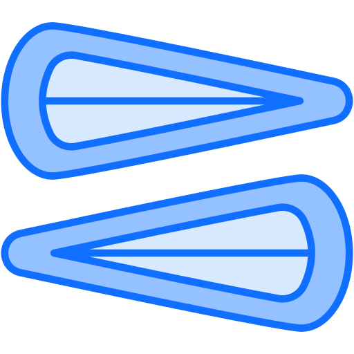 ヘアピン Generic Blue icon