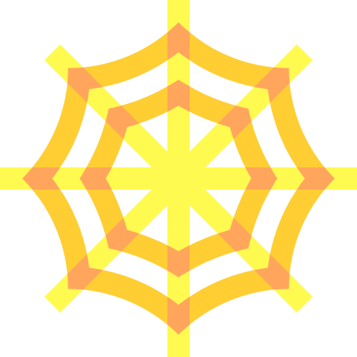 Spider web Basic Sheer Flat icon